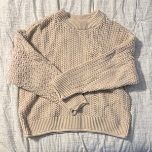 Universal Thread Textured Beige Sweater